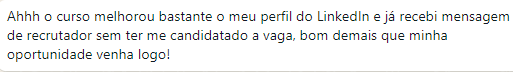 Depoimento de aluno 3